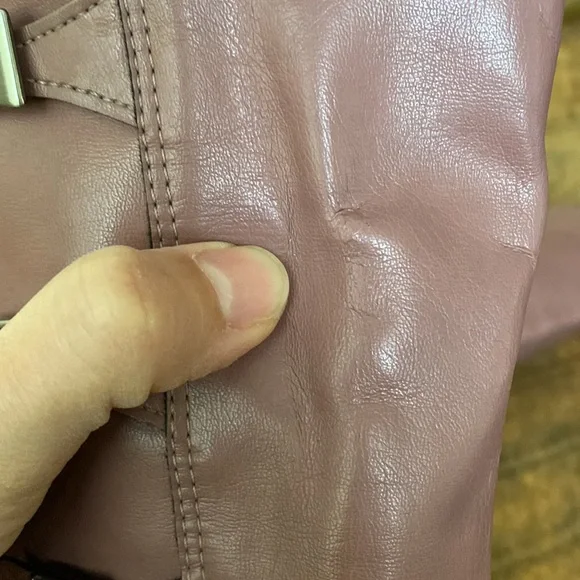 Franco Sarto Rosa Marmo Faux Leather Heeled Boots - Size 7 - Picture 16 of 16